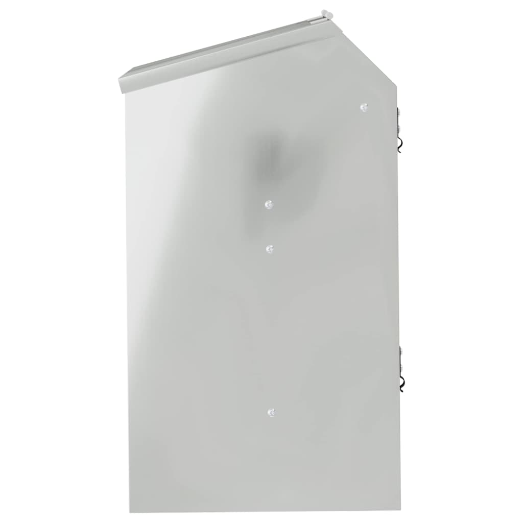 Nyúl Etető Ezüst 64.5 x 25.5 x 45.5 cm Horganyzott acél