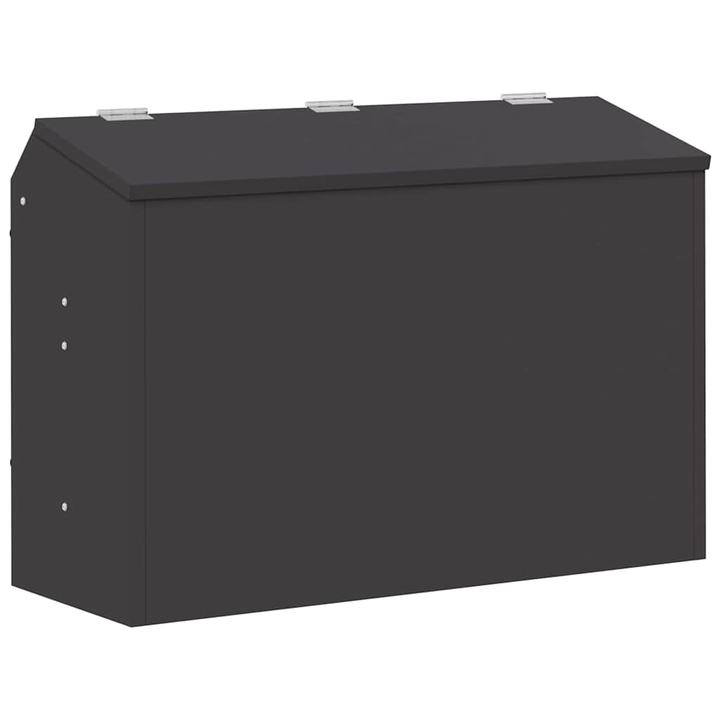 Nyúl Etető Fekete 64.5 x 25.5 x 45.5 cm Hidegen Hengerelt Acél