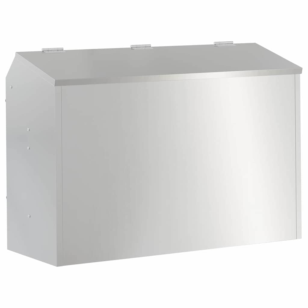 Nyúl Etető Ezüst 64.5 x 25.5 x 45.5 cm Horganyzott acél