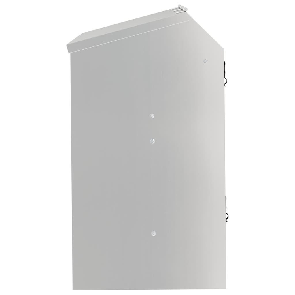 Nyúl Etető Ezüst 64.5 x 25.5 x 45.5 cm Horganyzott acél