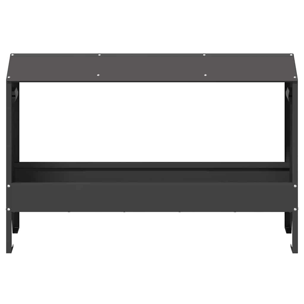 Csirke Etető Tál Fekete 81 x 32 x 53,5 cm