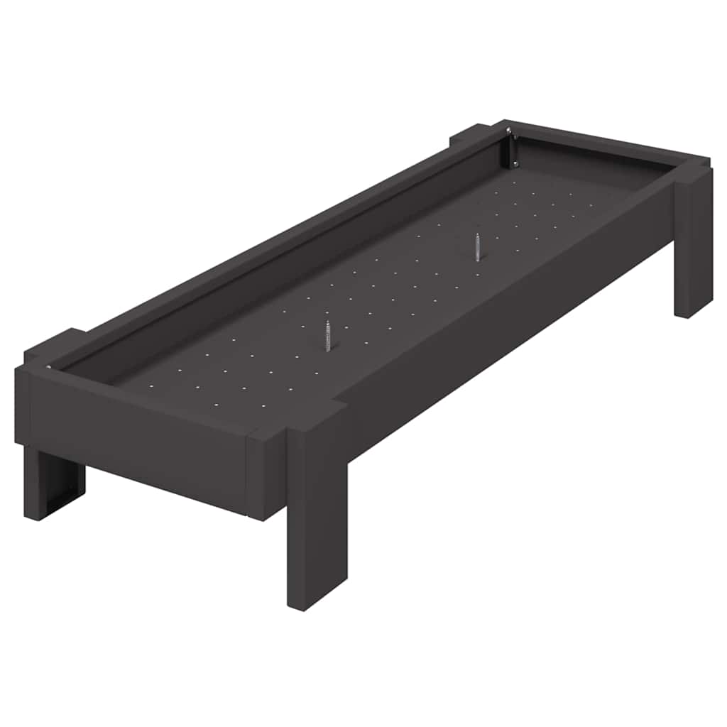 Csirke Etető Tál Fekete 80 x 28 x 13.5 cm
