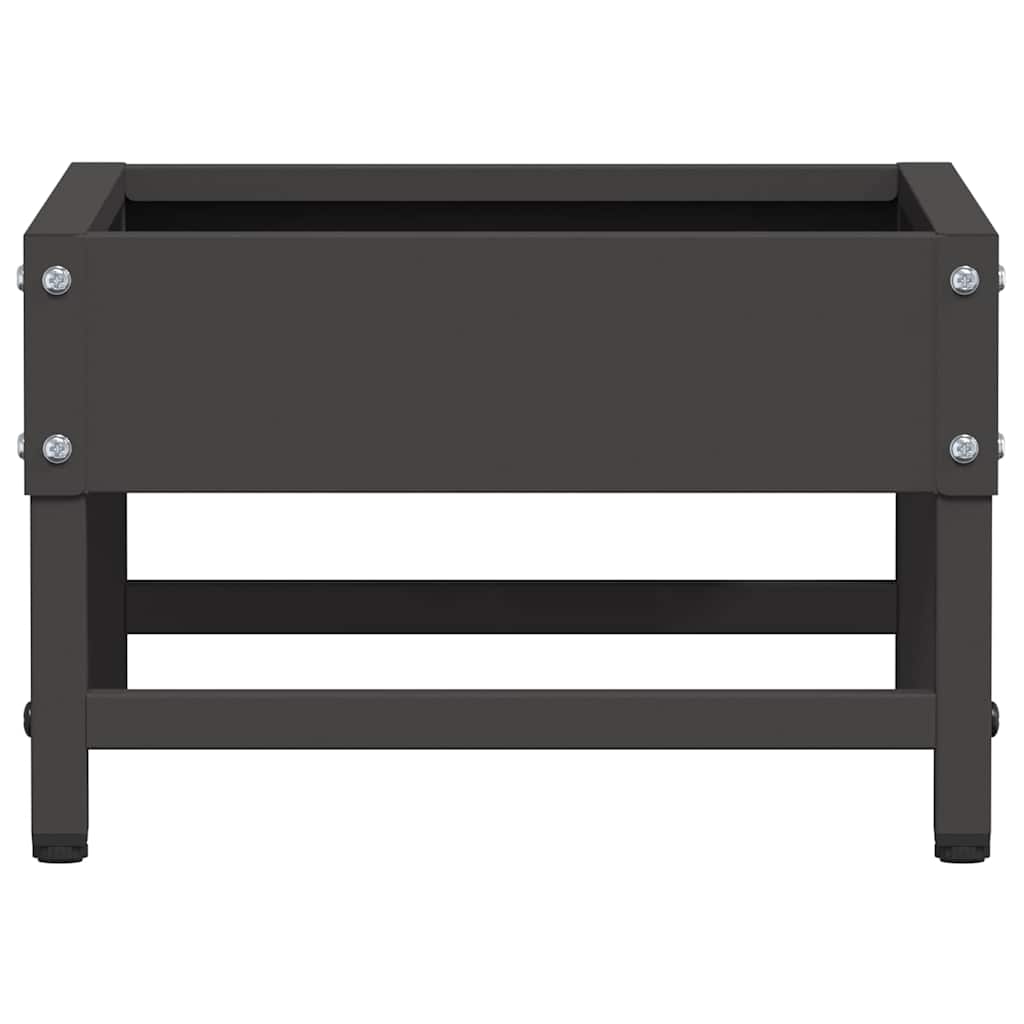 Madár Etető Fekete 80 x 28 x 13.5 cm Hidegen Hengerelt Acél
