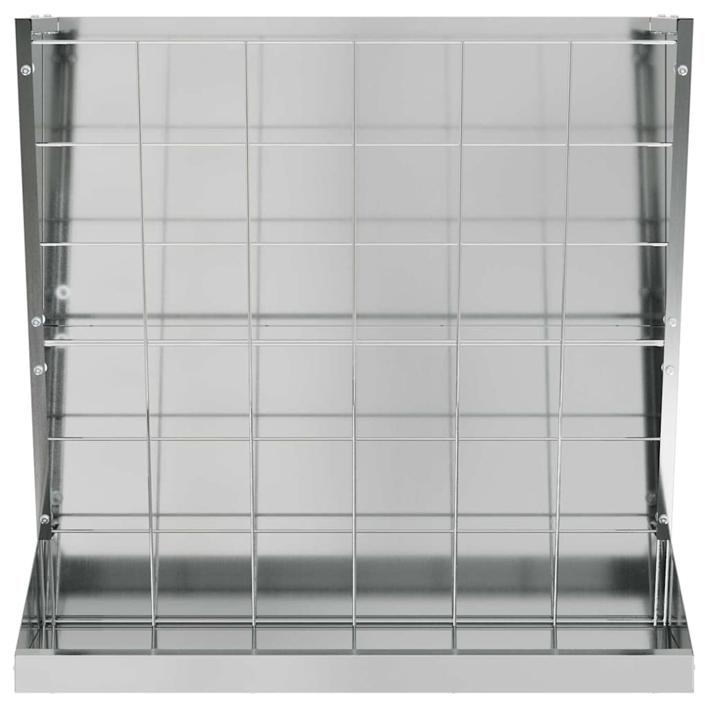 Szénazsák Ezüst 71 x 33 x 70 cm Horganyzott acél