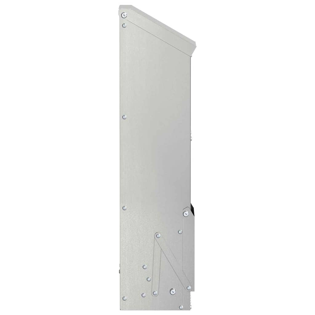 Csirke etető Ezüst 13 x 12 x 51 cm Horganyzott acél