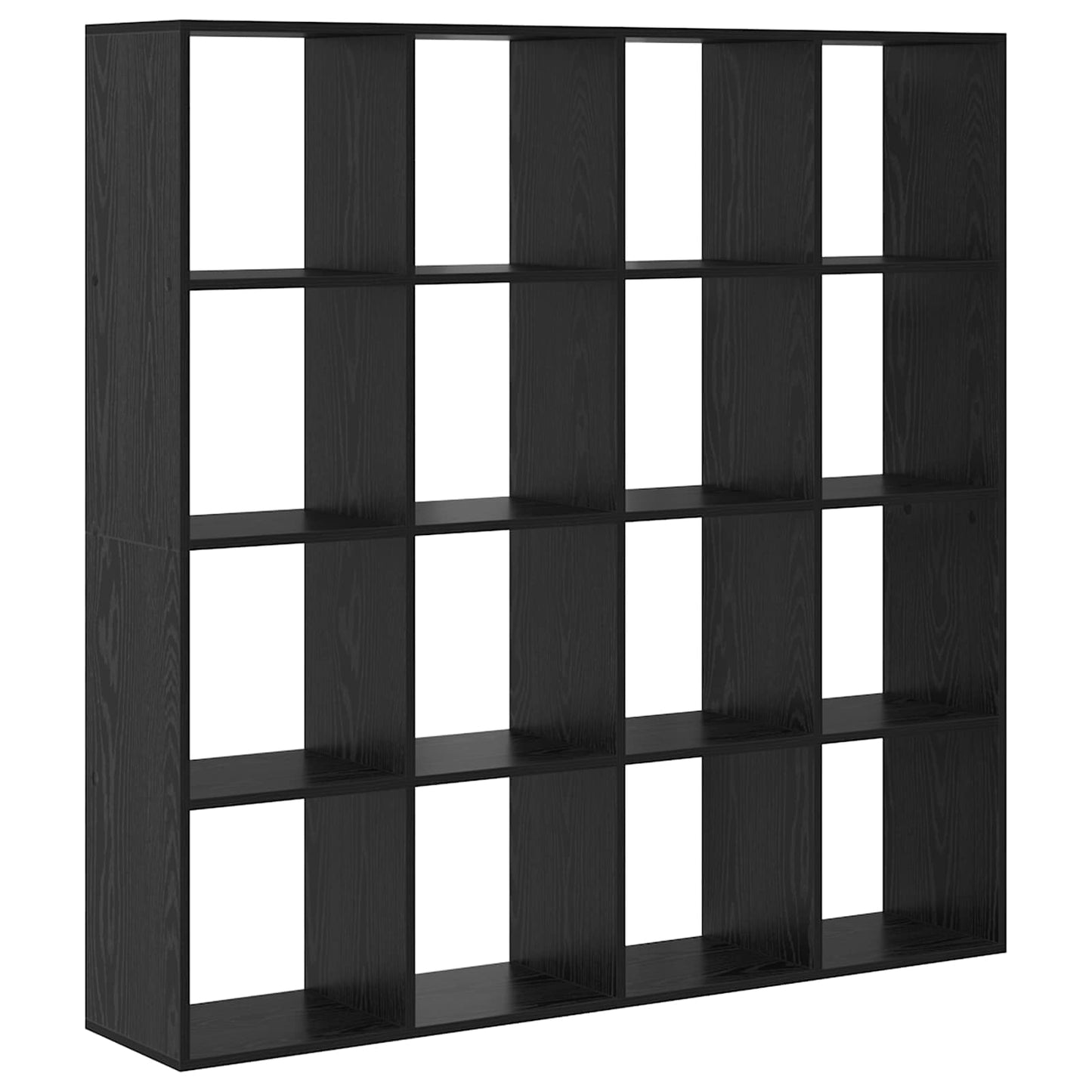 Könyvespolc Fekete tölgy 137,5 x 29 x 137,5 cm Faanyag