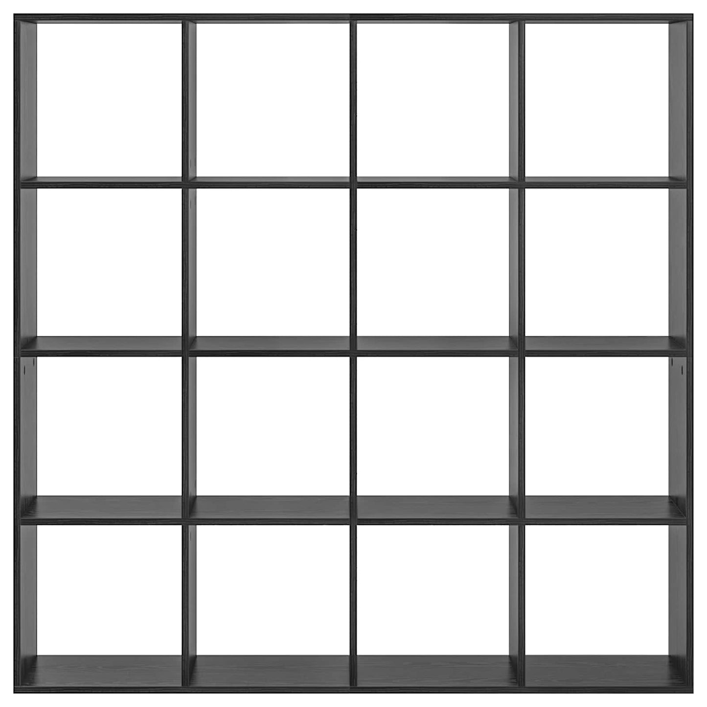 Könyvespolc Fekete tölgy 137,5 x 29 x 137,5 cm Faanyag