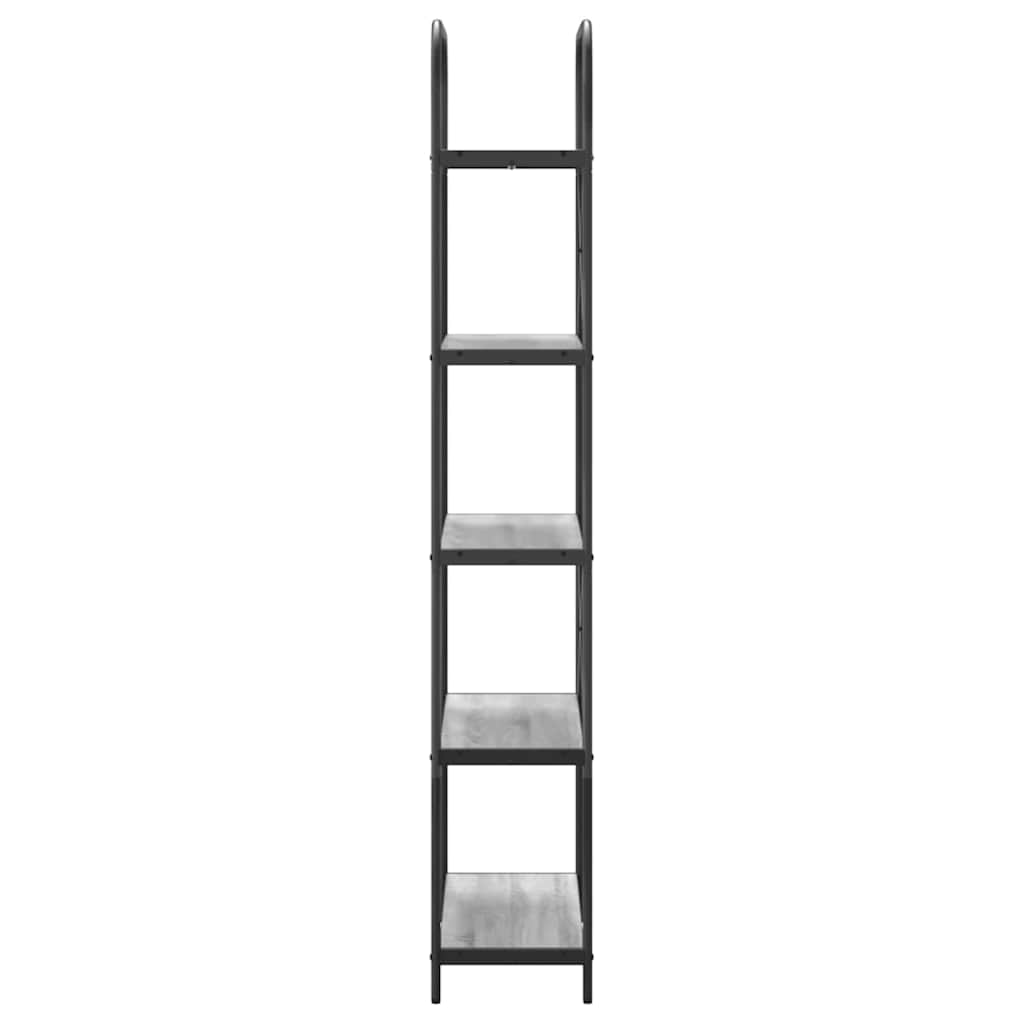 Könyvespolc Szürke Sonoma 80 x 30 x 183 cm Faanyag