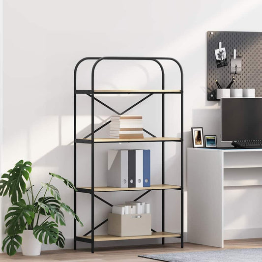 Könyvespolc Sonoma tölgy 80 x 30 x 146 cm Faanyag