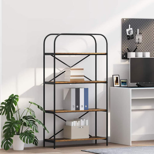 Könyvespolc Öreg fa 80 x 30 x 146 cm Faanyag