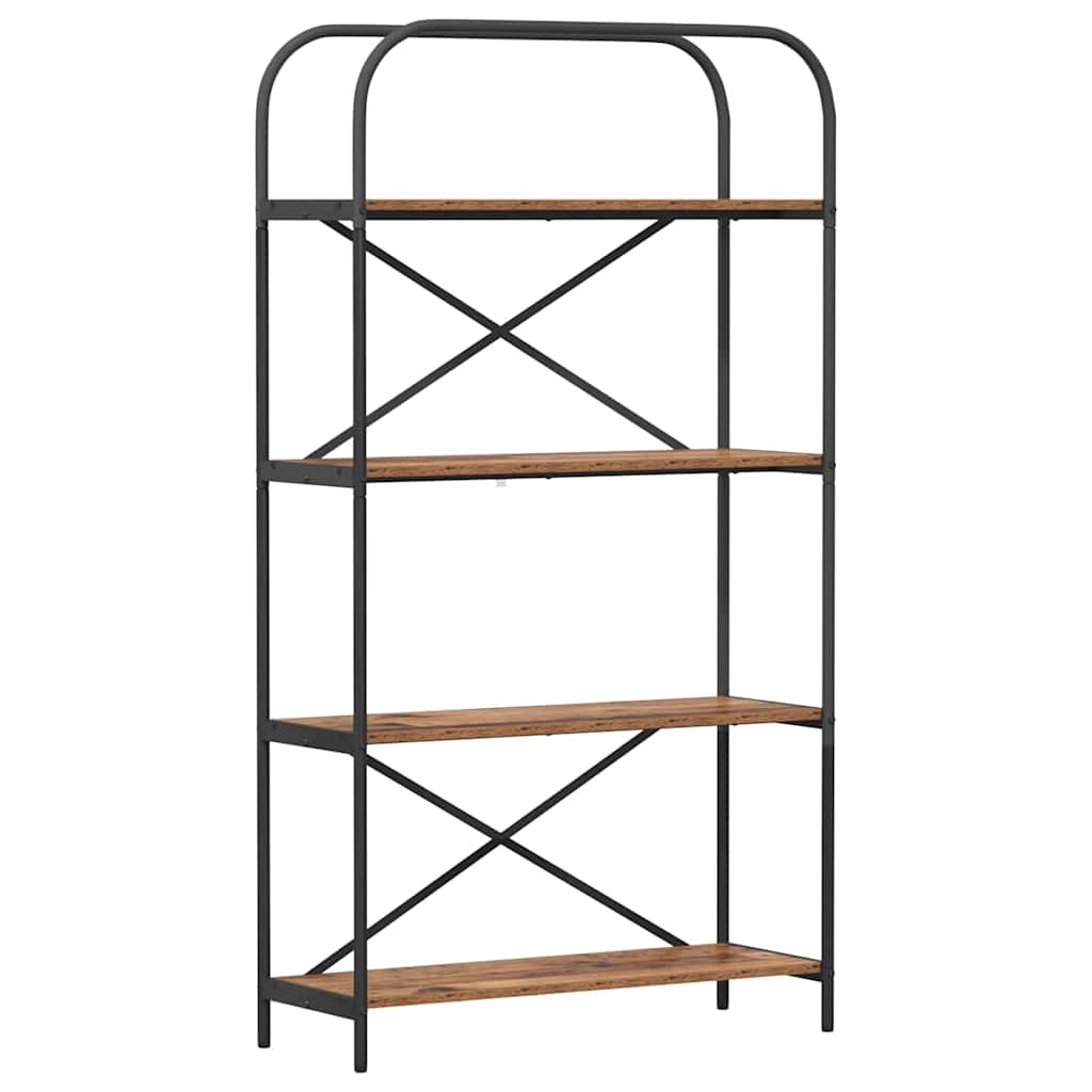 Könyvespolc Öreg fa 80 x 30 x 146 cm Faanyag
