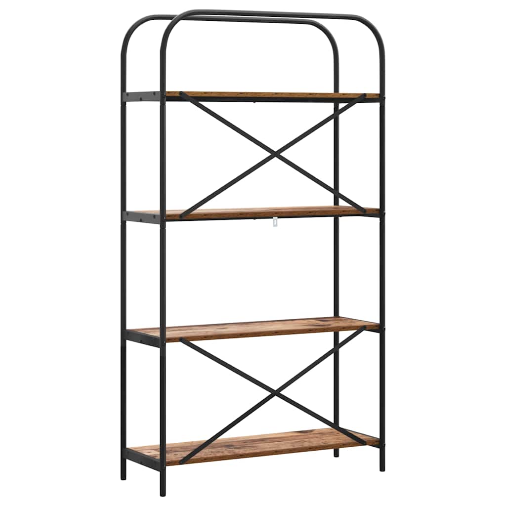 Könyvespolc Öreg fa 80 x 30 x 146 cm Faanyag