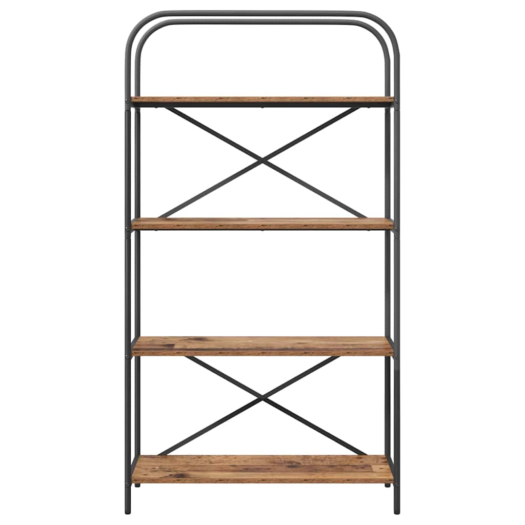 Könyvespolc Öreg fa 80 x 30 x 146 cm Faanyag