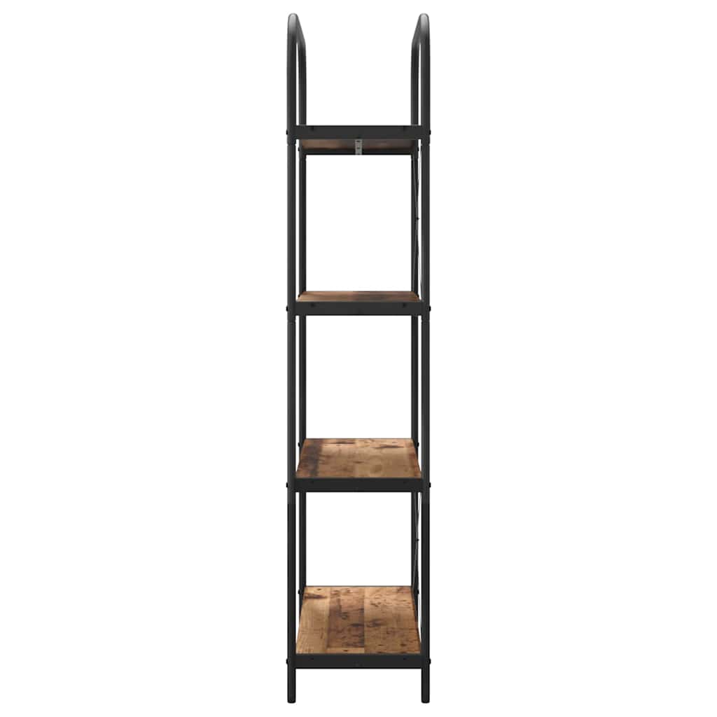 Könyvespolc Öreg fa 80 x 30 x 146 cm Faanyag