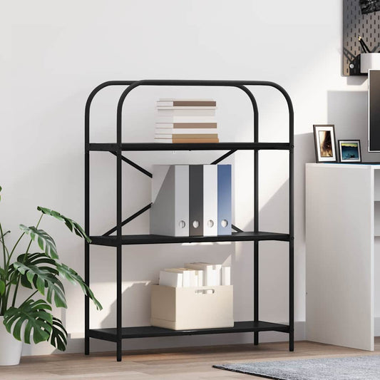 Könyvespolc Fekete tölgy 80 x 30 x 109 cm Faanyag