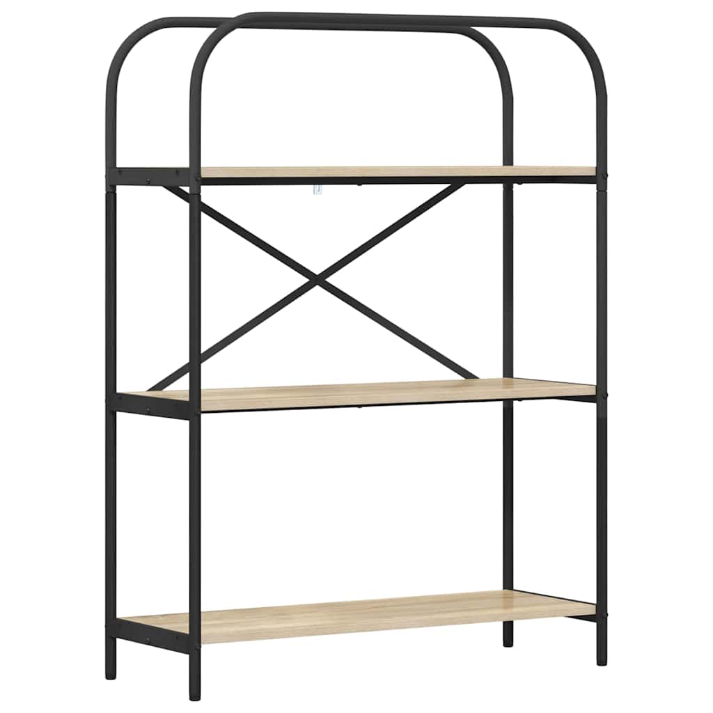 Könyvespolc Sonoma tölgy 80 x 30 x 109 cm Faanyag