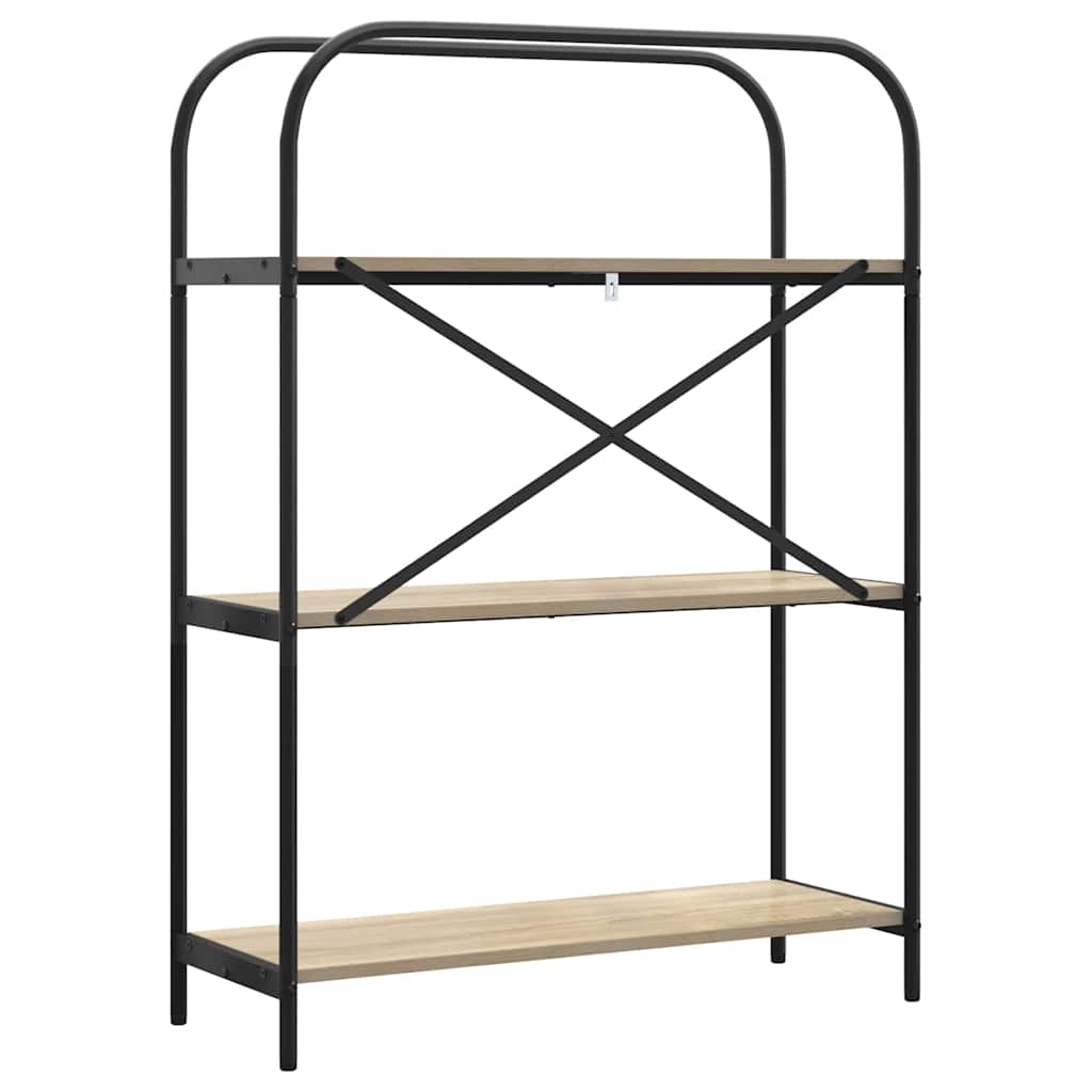 Könyvespolc Sonoma tölgy 80 x 30 x 109 cm Faanyag