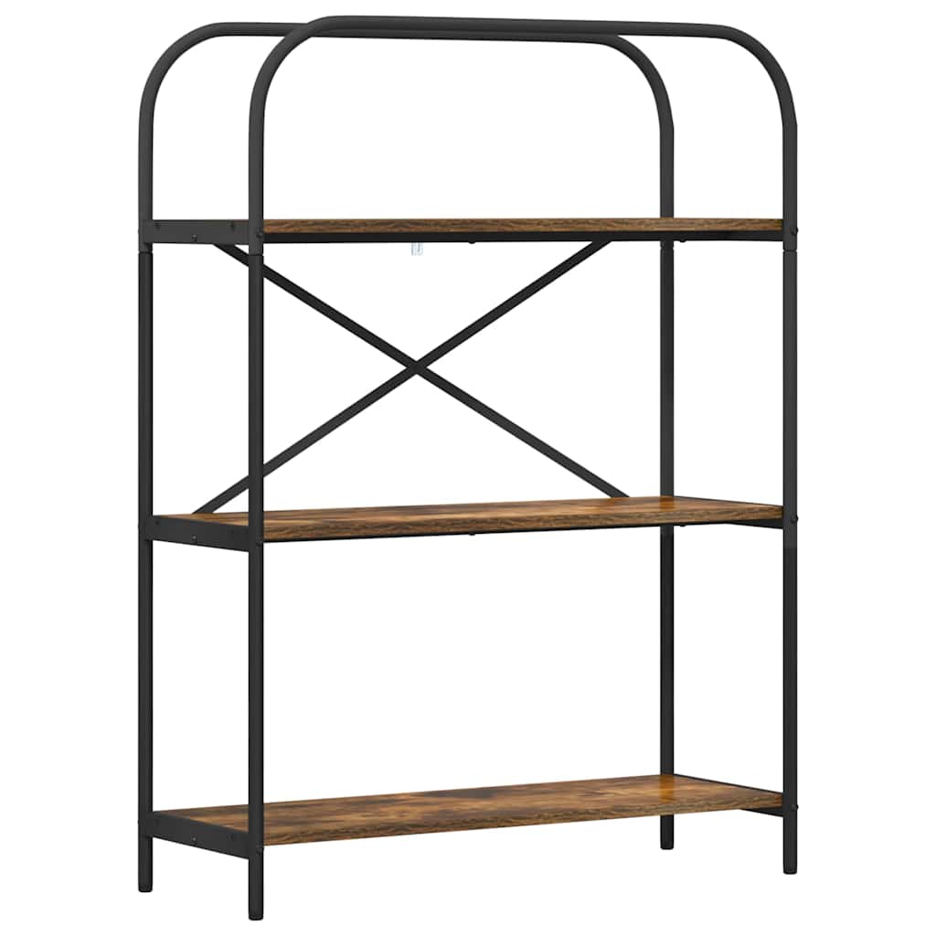 Könyvespolc Füstölt tölgy 80 x 30 x 109 cm Faanyag