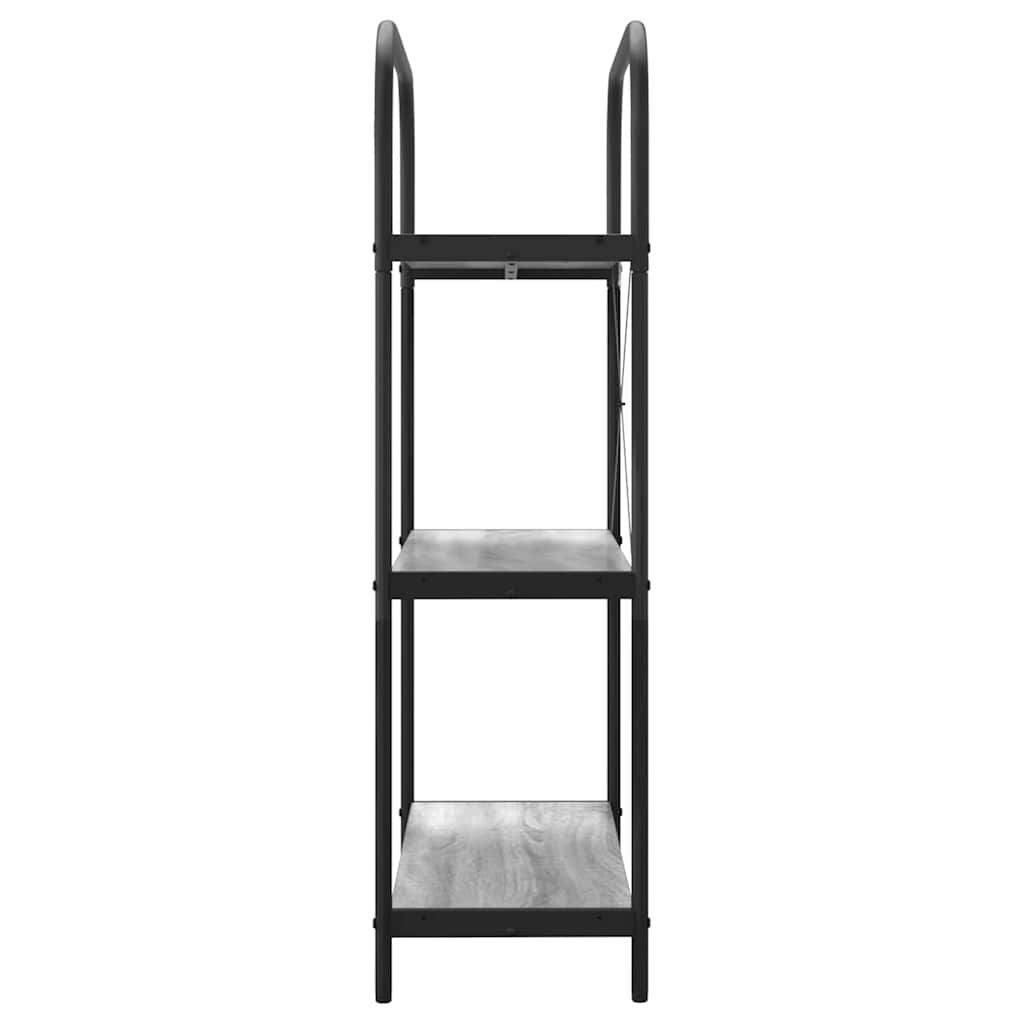 Könyvespolc Szürke Sonoma 80 x 30 x 109 cm Faanyag