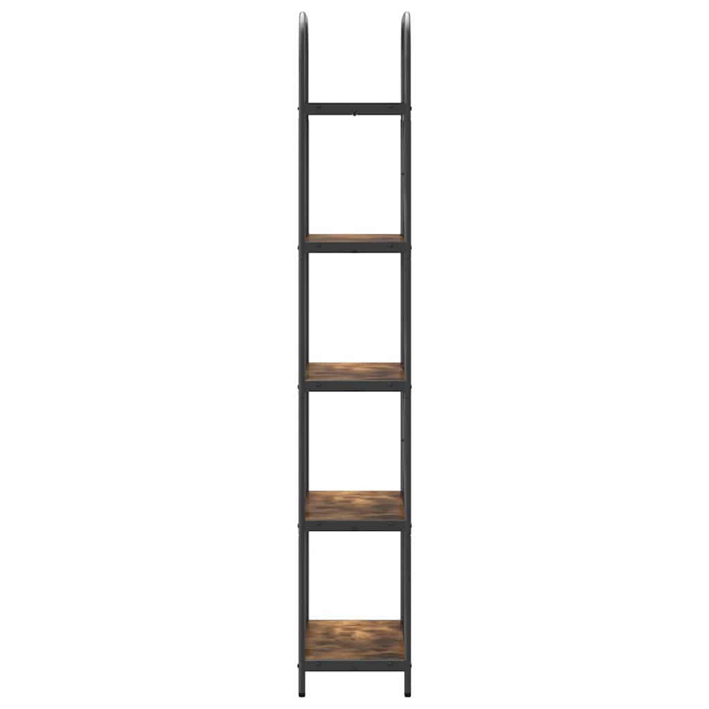 Könyvespolc Füstölt tölgy 60 x 30 x 183 cm Faanyag