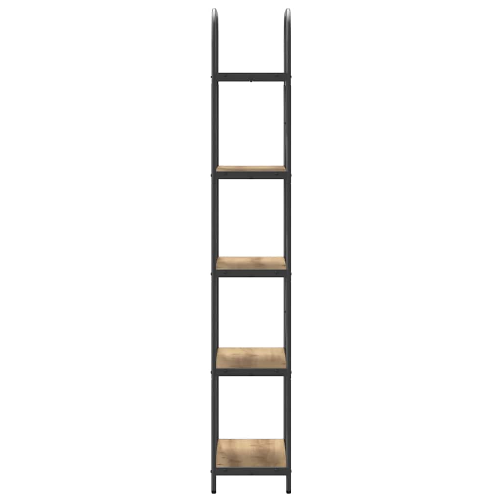 Könyvespolc 5 szintes 60 x 30 x 183 cm Faanyag Artisan tölgy