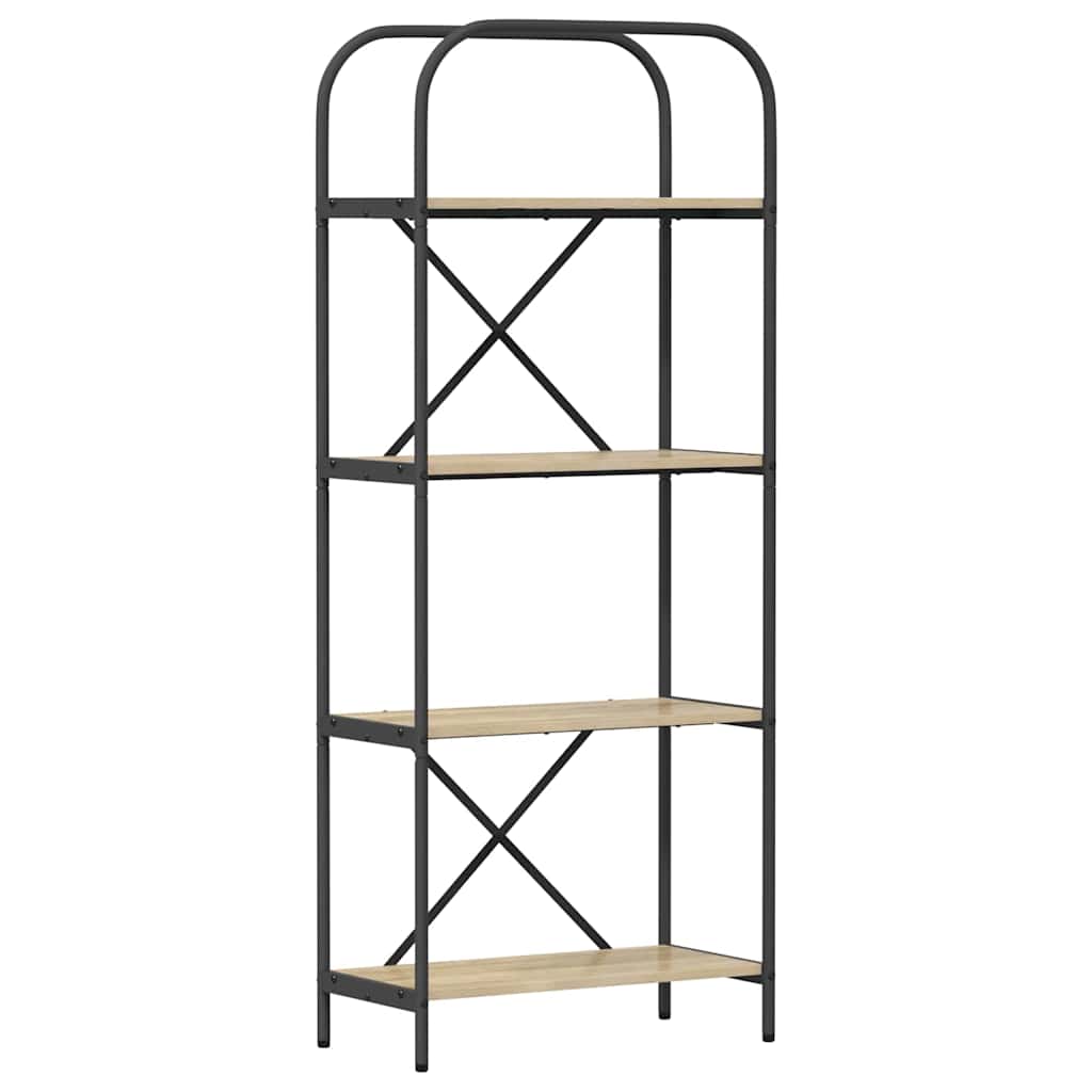 Könyvespolc Sonoma tölgy 60 x 30 x 146 cm Faanyag
