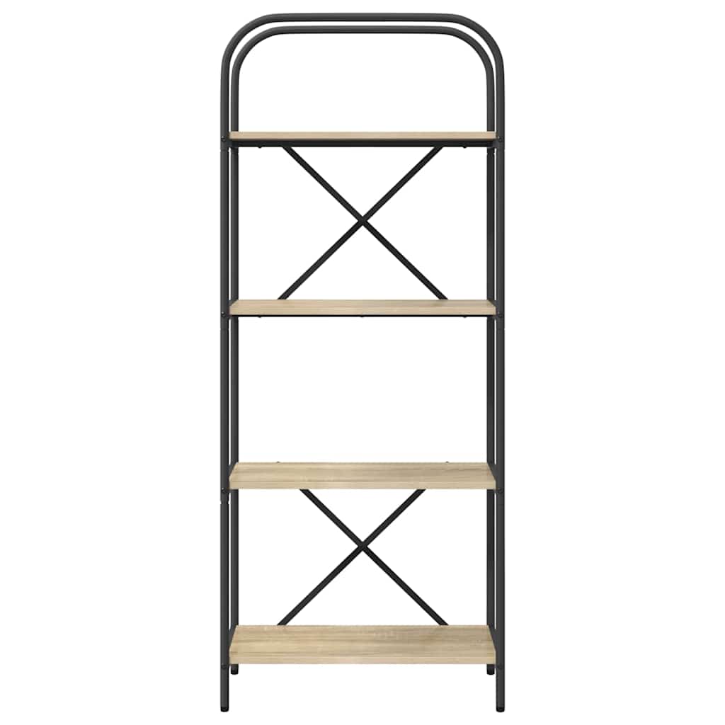 Könyvespolc Sonoma tölgy 60 x 30 x 146 cm Faanyag