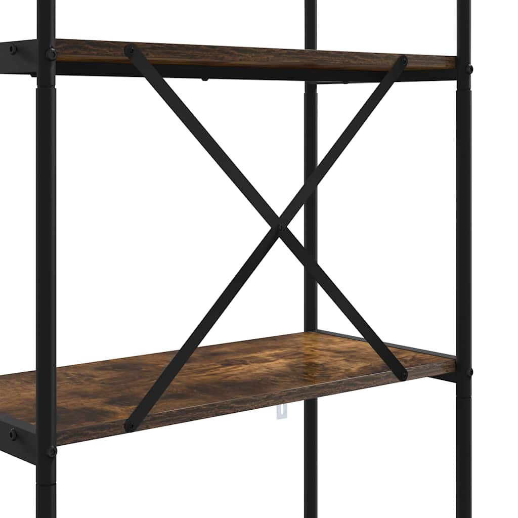 Könyvespolc Füstölt tölgy 60 x 30 x 146 cm Faanyag