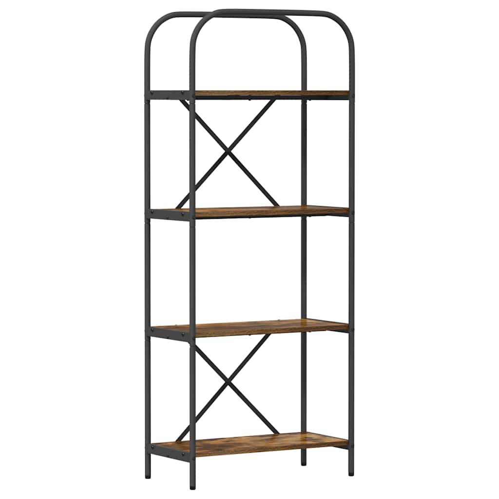 Könyvespolc Füstölt tölgy 60 x 30 x 146 cm Faanyag