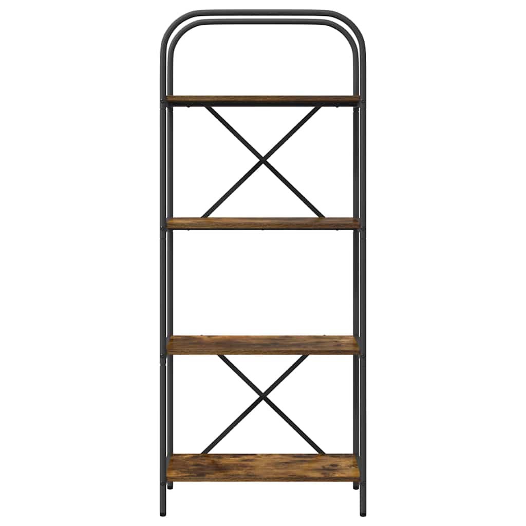 Könyvespolc Füstölt tölgy 60 x 30 x 146 cm Faanyag