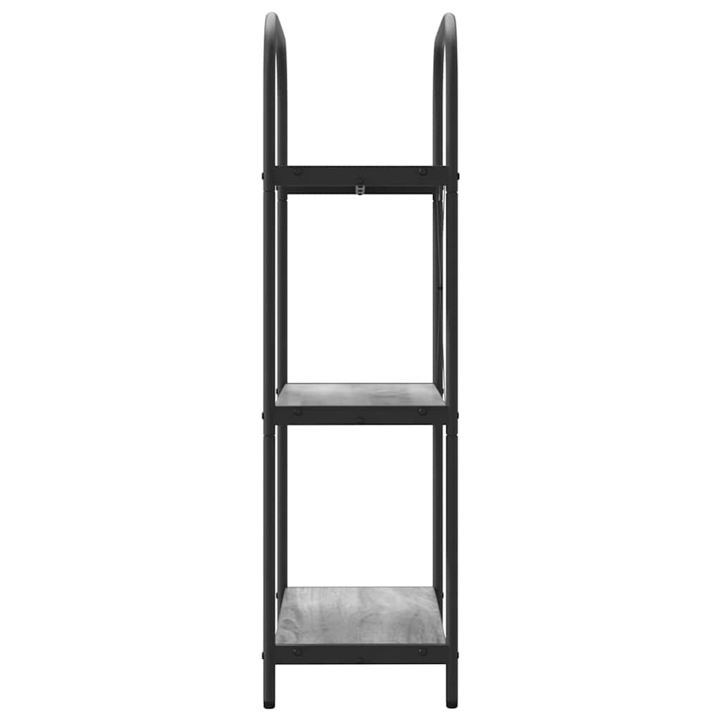 Könyvespolc Szürke Sonoma 60 x 30 x 109 cm Faanyag