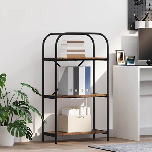 Könyvespolc Öreg fa 60 x 30 x 109 cm Faanyag