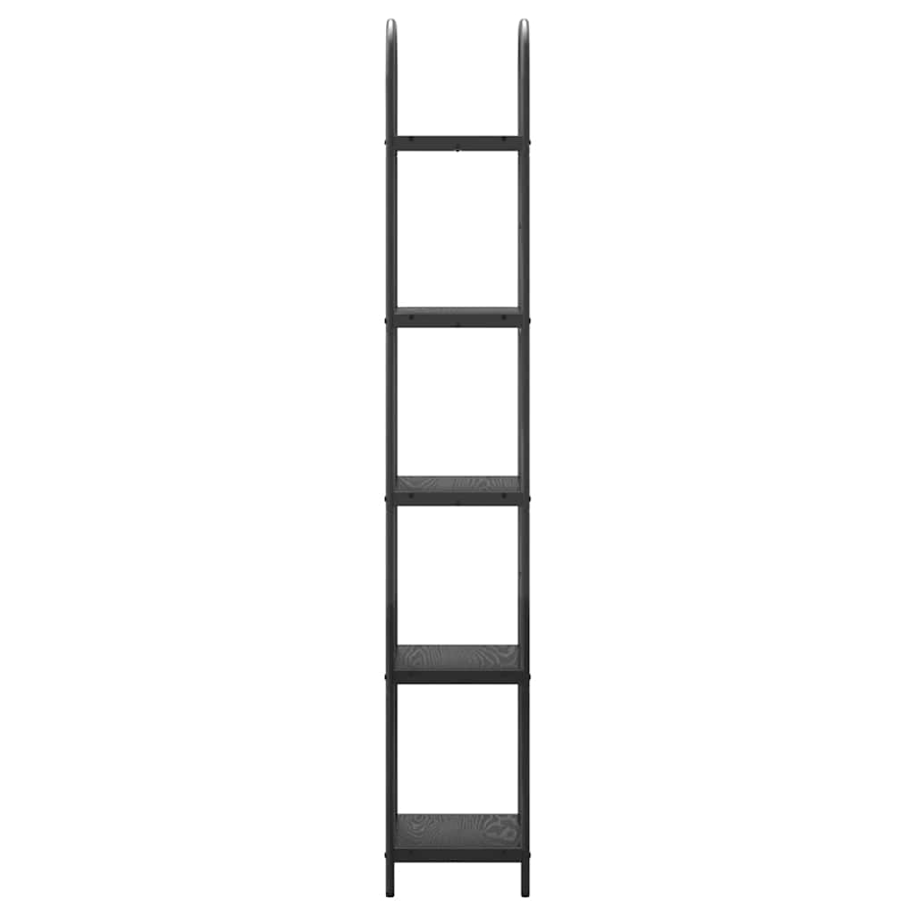 Könyvespolc Fekete tölgy 40 x 30 x 183 cm Faanyag