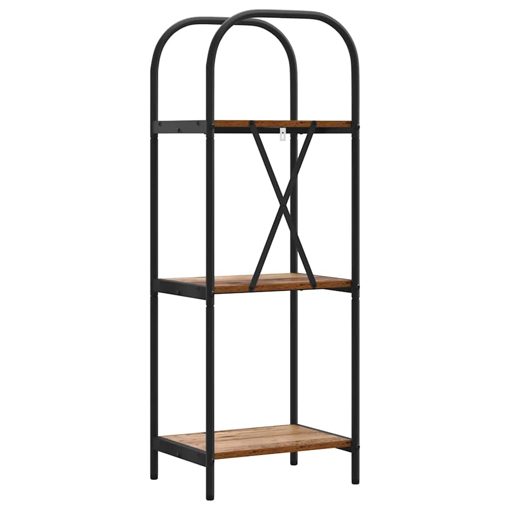 Könyvespolc Öreg fa 40 x 30 x 109 cm Faanyag
