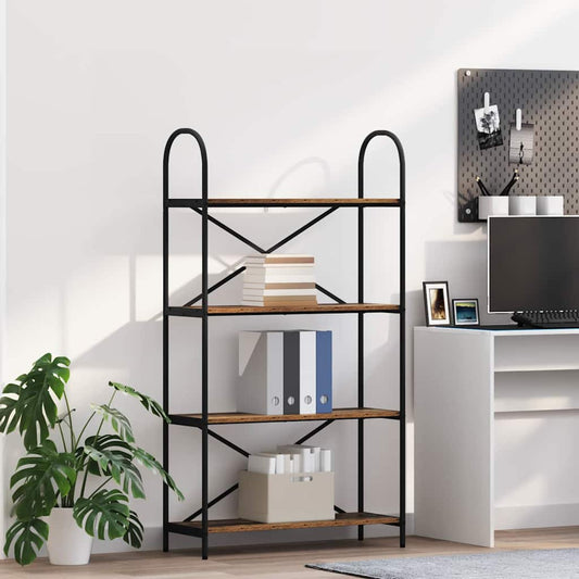 Könyvespolc Öreg fa 80 x 30 x 146 cm Faanyag
