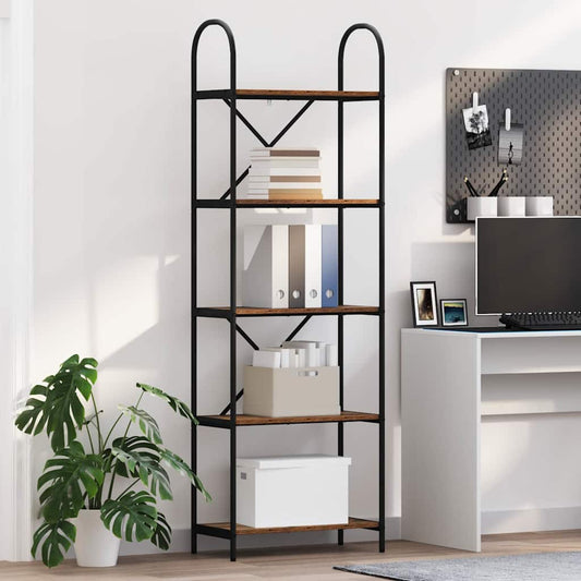 Könyvespolc Öreg fa 60 x 30 x 183 cm Faanyag