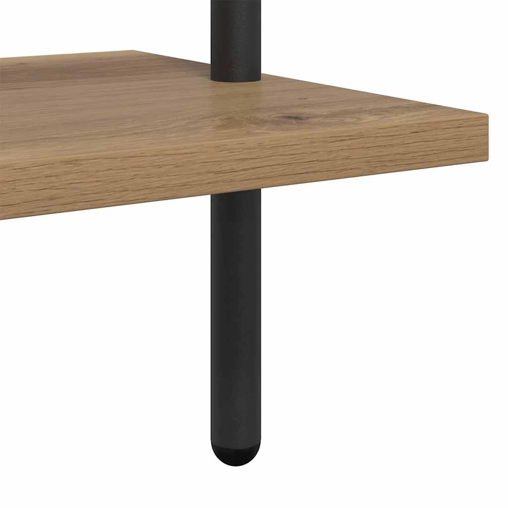 Könyvespolc 6 szintes 60 x 24 x 203 cm Faanyag Artisan tölgy