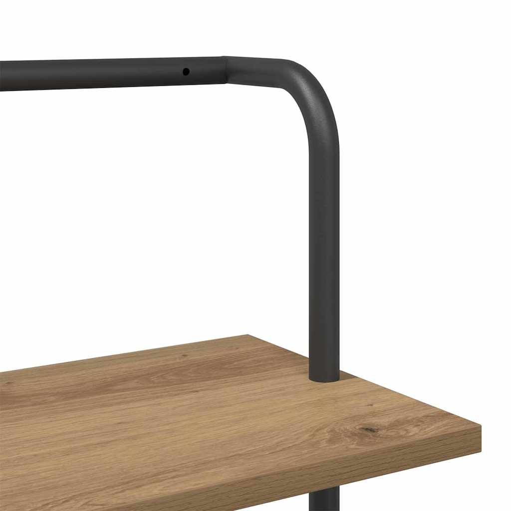 Könyvespolc 6 szintes 60 x 24 x 203 cm Faanyag Artisan tölgy