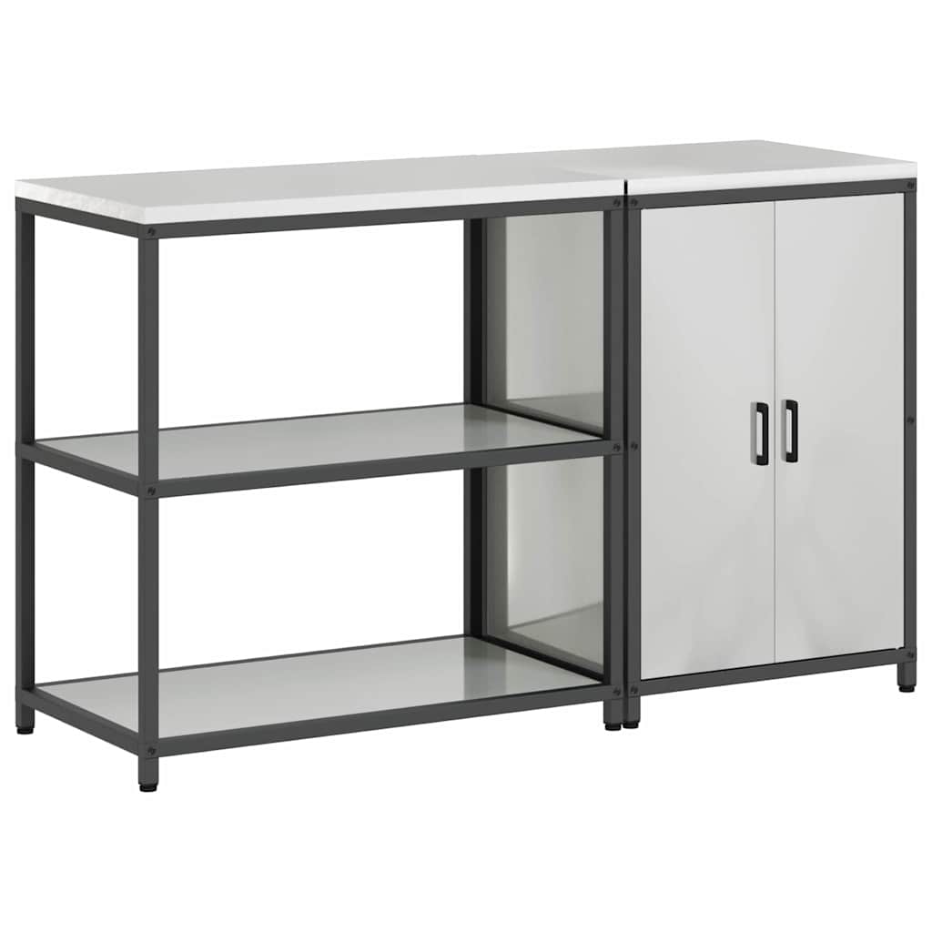 Konyhai Tároló Készlet HATTEM 2 pcs Ezüst Horganyzott Acél