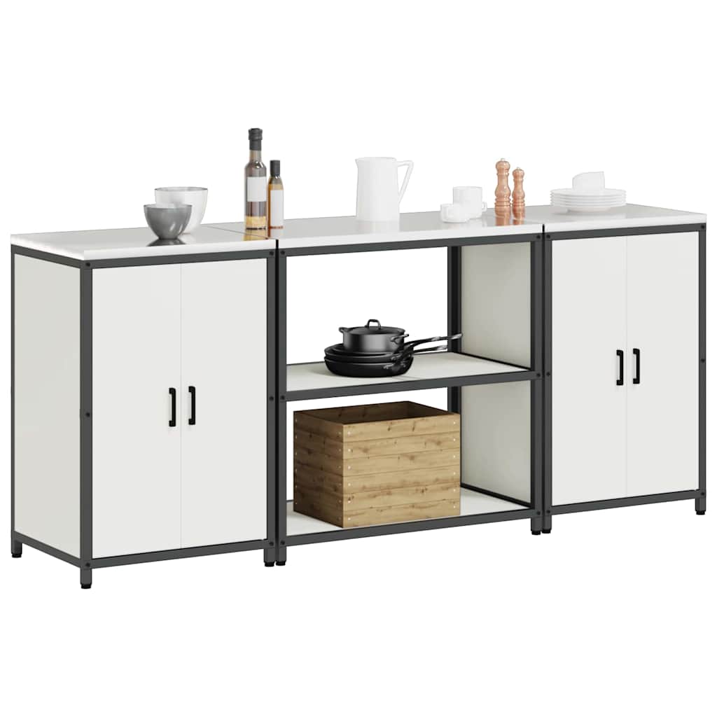 Konyhai Tároló Készlet HATTEM 3 pcs Fehér