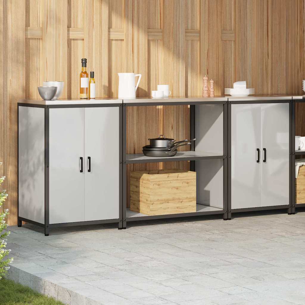 Konyhai Tároló Készlet HATTEM 3 pcs Ezüst Horganyzott Acél