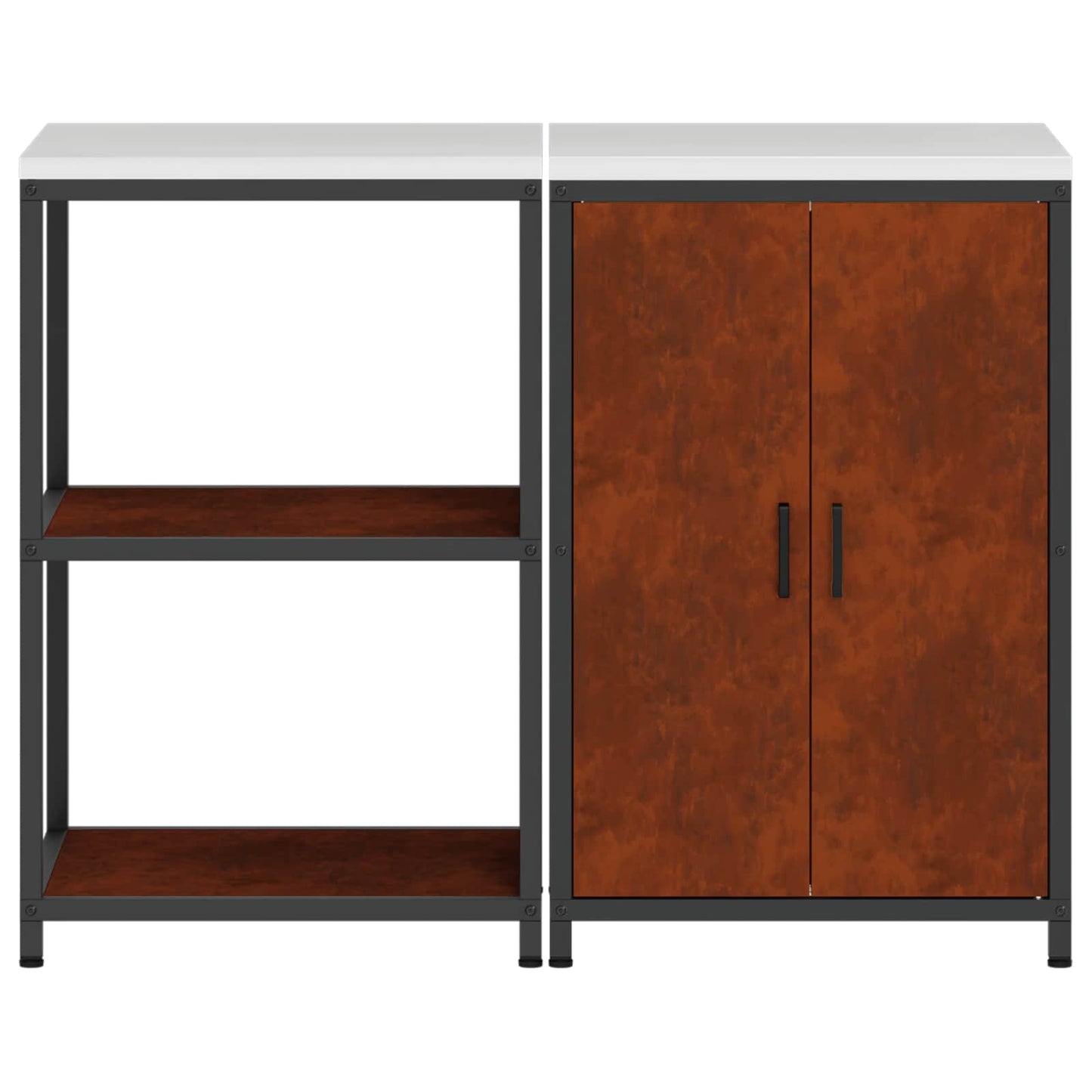Konyhai Tároló Készlet HATTEM 2 pcs Rozsdás Acél