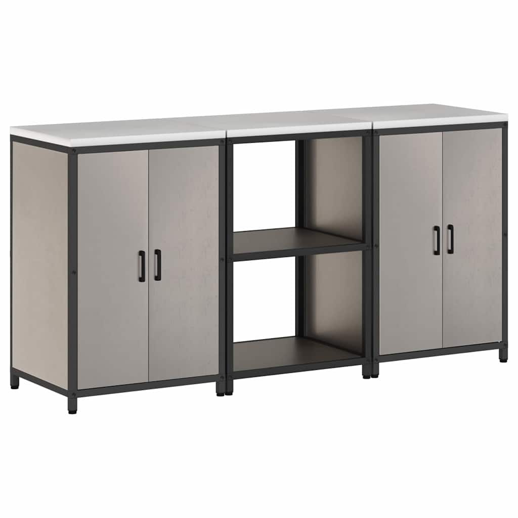 Konyhai Tároló Készlet HATTEM 3 pcs Rozsdás Időjárásálló acél