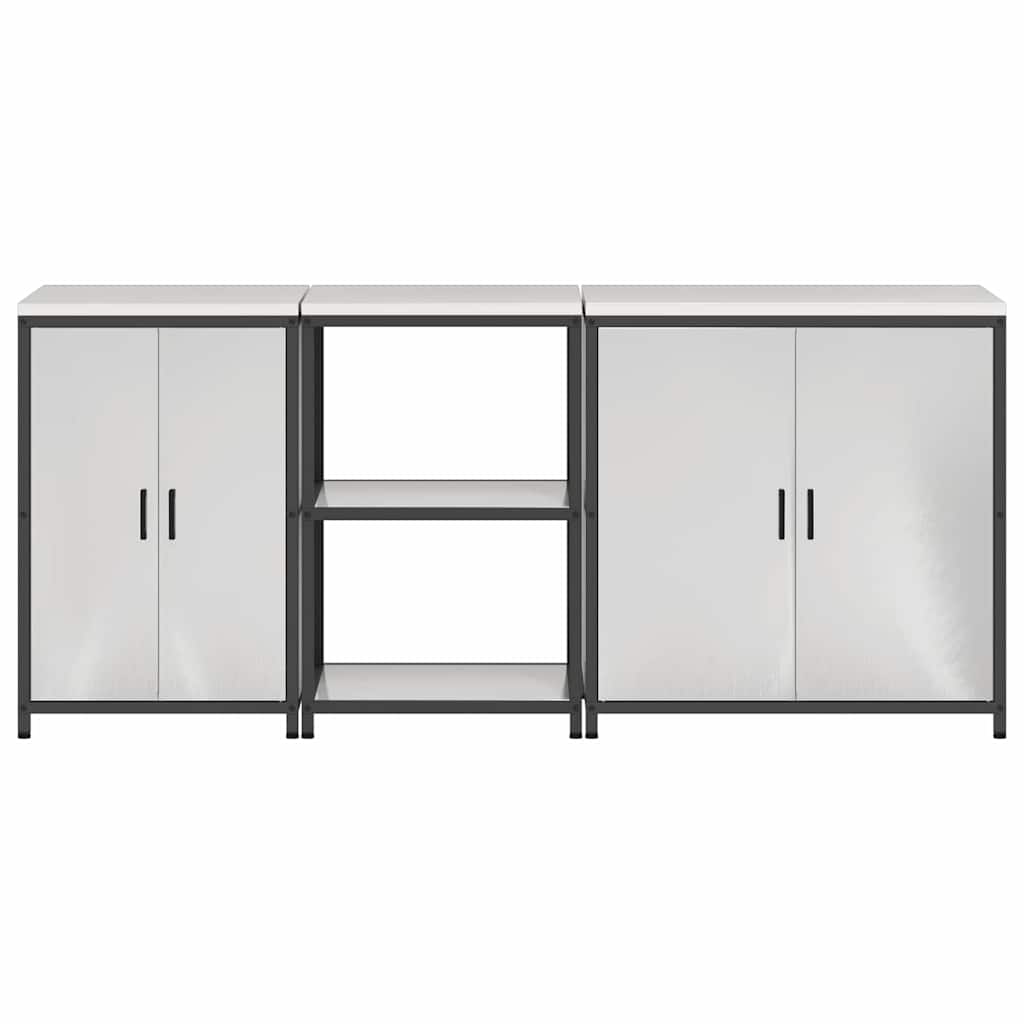 Konyhai Tároló Készlet HATTEM 3 pcs Ezüst Rozsdamentes Acél