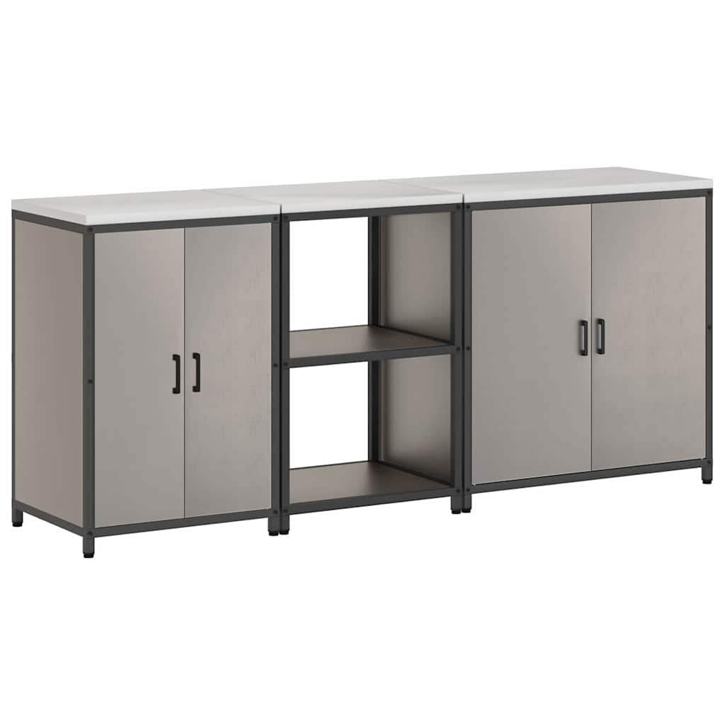 Konyhai Tároló Készlet HATTEM 3 pcs Rozsdás Acél