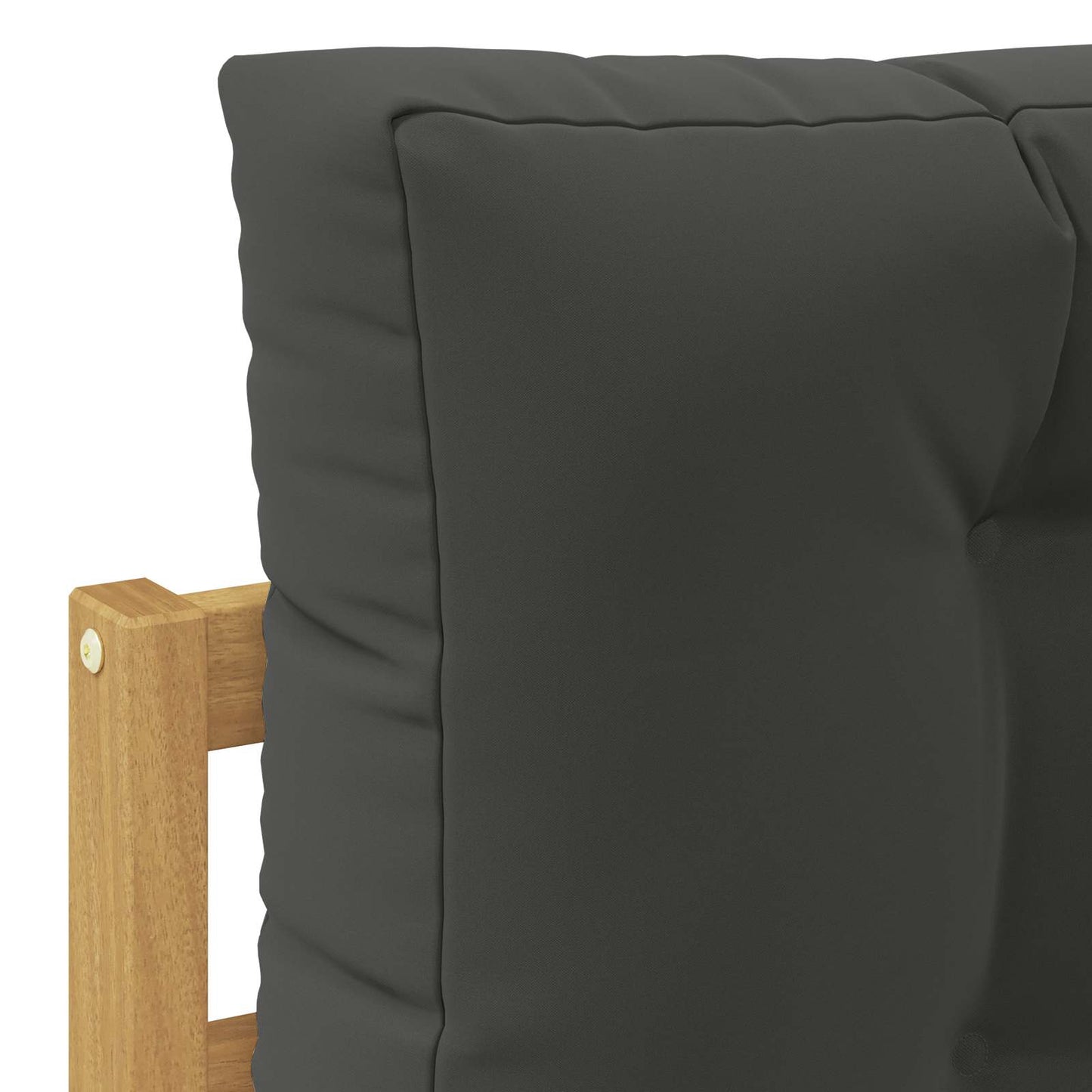 Kültéri kanapé szett 6 db Fehér és Antracitszürke Poliészter