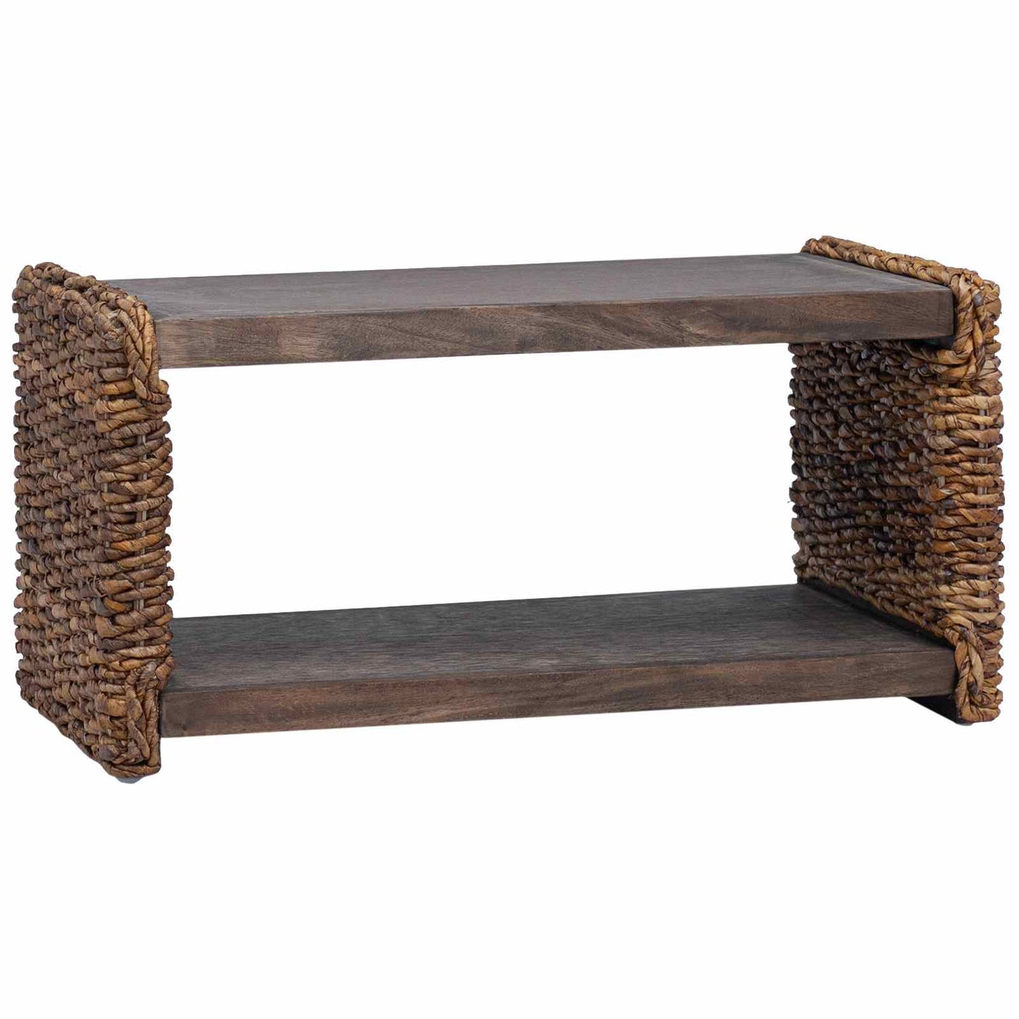 Dohányzóasztal Természetes 70 x 35 x 35 cm Tömör Mahagóni Fa