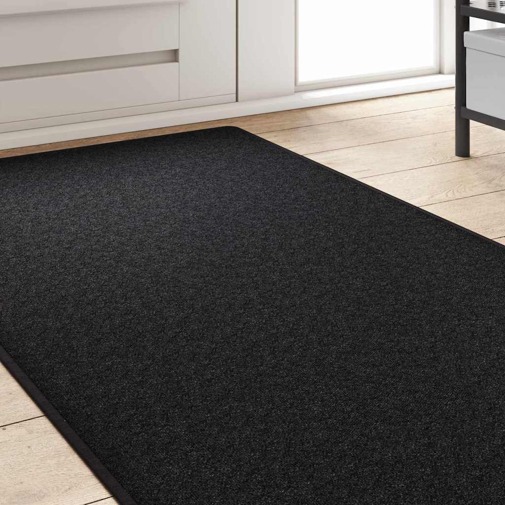 Szőnyeg futó Antracit 80 x 500 cm 100% Polipropilén