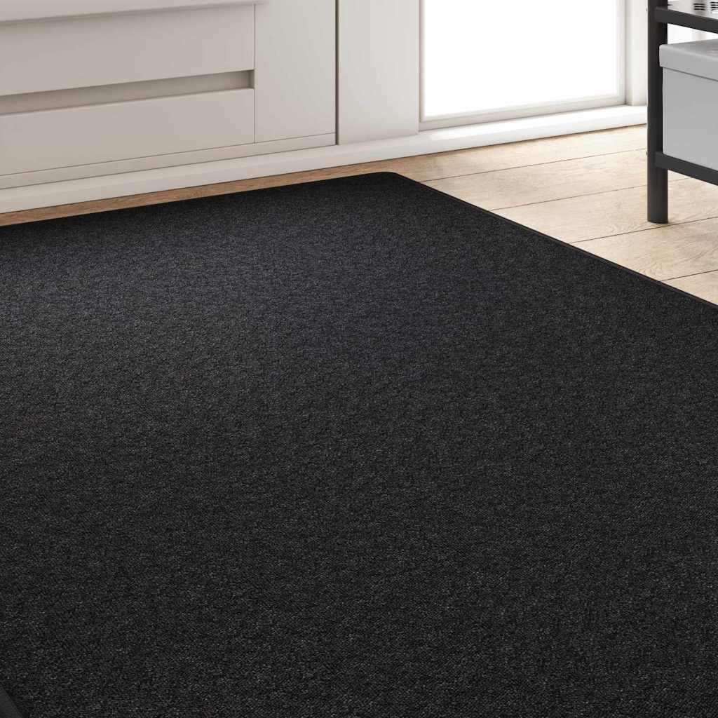 Szőnyeg futó Antracit 100 x 250 cm 100% Polipropilén