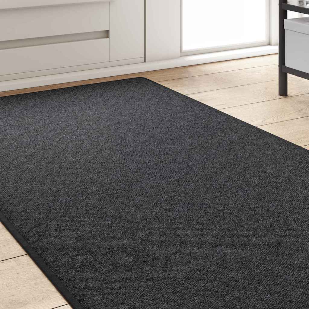 Szőnyeg futó Sötétszürke 80 x 500 cm 100% Polipropilén